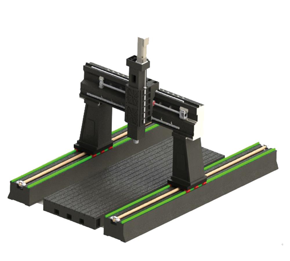 龙门移动式数控加工中心:分体式
