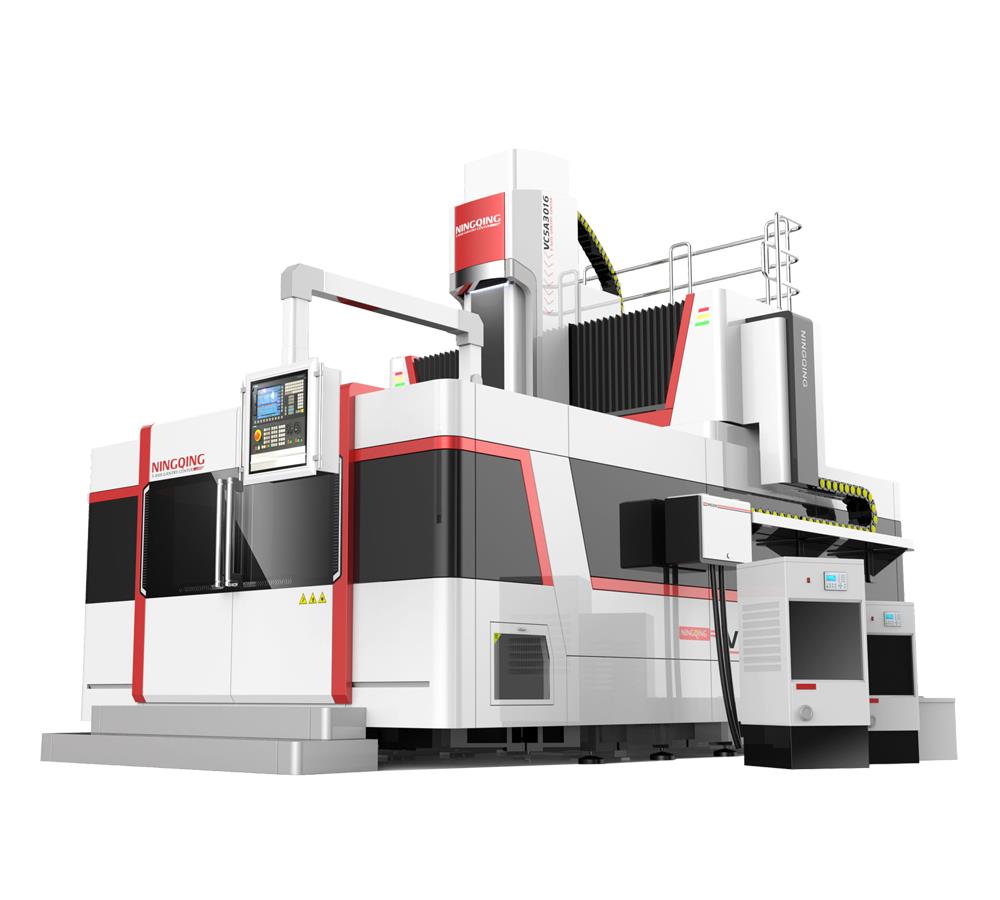 五轴龙门数控加工中心:整体式