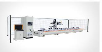 铝门窗幕墙高速双工作台数控加工中心