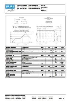 斯丹麦德MK16 表面贴装开关样本
