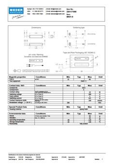 斯丹麦德MK01 表面贴装开关样本