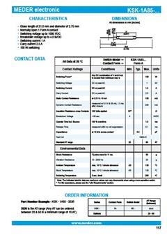 斯丹麦德KSK-1A85开关样本