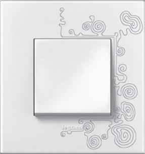 图腾方形一位单控开关