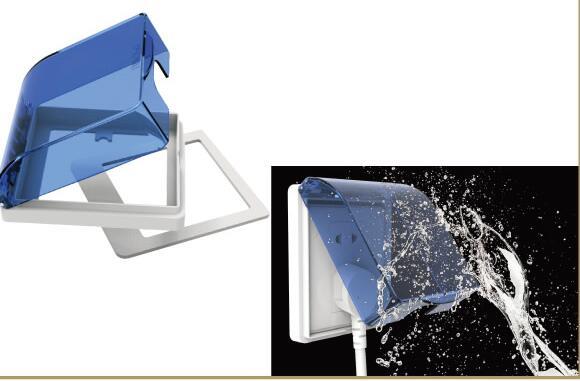 86型开关插座防水盒