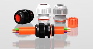 阻燃级电缆固定塑料直接头（V2级）