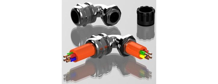 电缆固定不锈钢90°弯接头