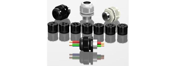 半金属内螺纹多孔电缆固定直接头