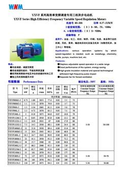 皖南电机YBK2系列煤矿井下用隔爆型三相异步电动机样本
