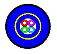 GTFJUYZ7-4B1R-2/3型耐辐照艇用单模光缆