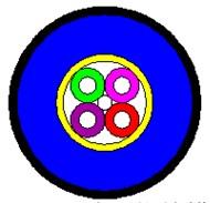 GTFJY-4B1-2型四芯单模舰用光缆