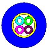 GYFJZU-4B1-2/3型单模四芯野战光缆