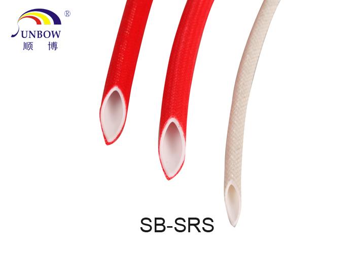 硅橡胶玻璃纤维编织套管(内胶外纤）