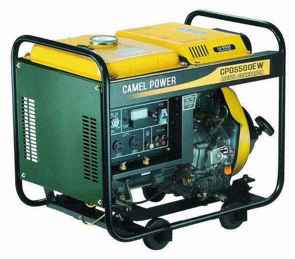 KDE5500EW简易型电焊发电机组