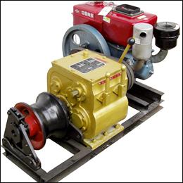 柴油机动绞磨机