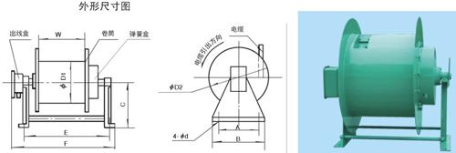 JT系列水平地面卷取电缆卷筒