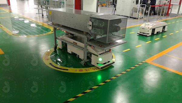 欧铠无轨惯性导引AGV