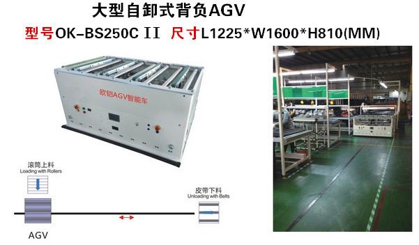 大型自卸式背负AGV
