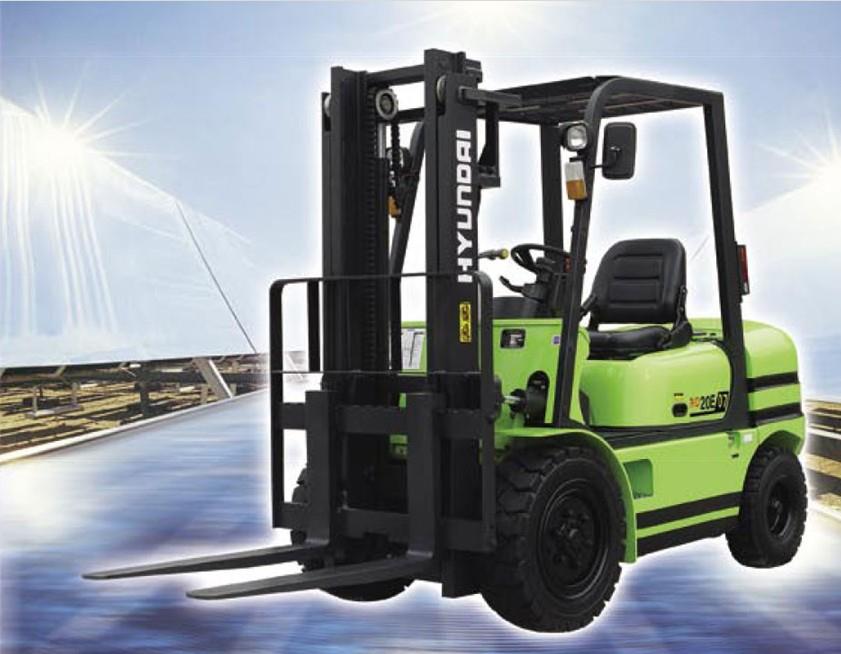 平衡重式内燃叉车（韩国现代进口发动机）