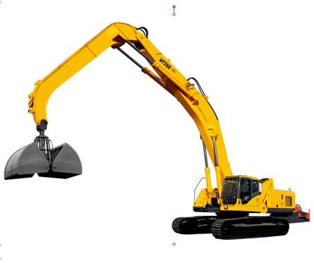 WYS系列“双动力”液压履带式抓料机