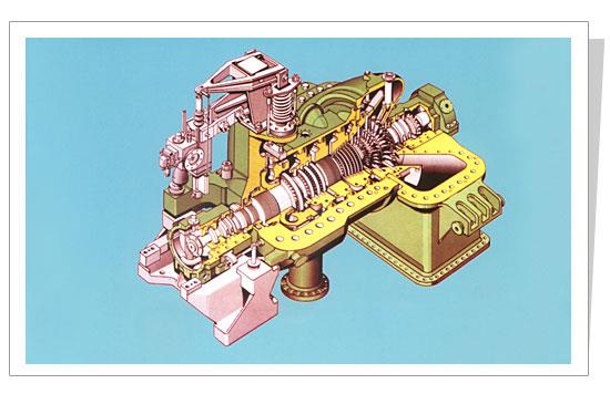 抽汽凝汽反动式汽轮机