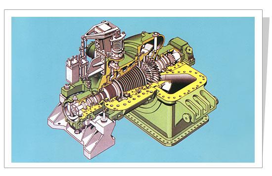 凝汽反动式汽轮机