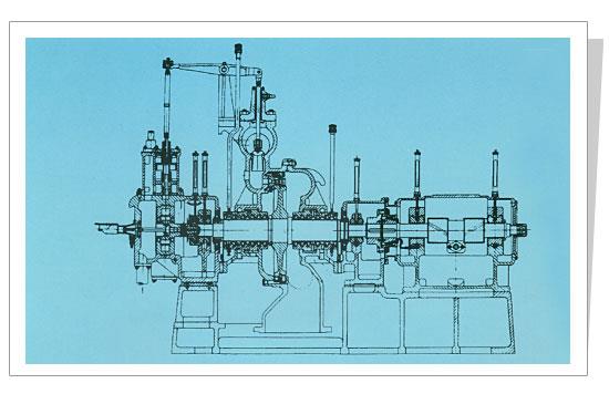 背压冲动式汽轮机