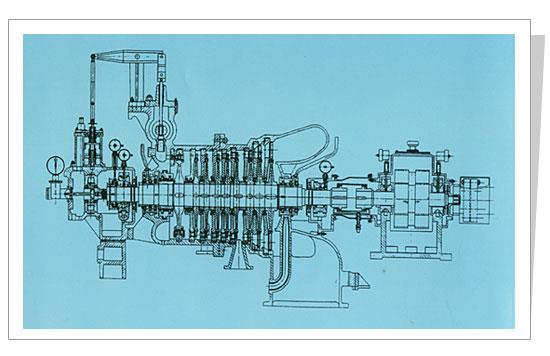 凝汽冲动式汽轮机