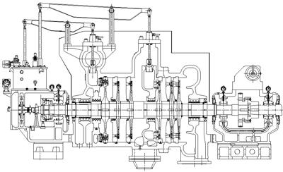 抽汽背压式汽轮机