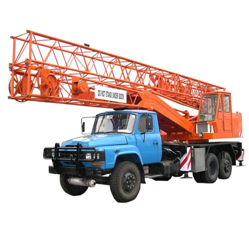 双动力液压汽车式桁架臂抓斗起重机