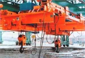 KSX型12.5吨电动双梁悬挂过轨起重机