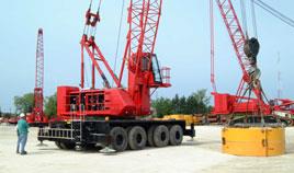 222型绗架吊臂汽车底盘起重机