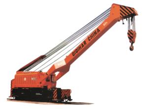 N0603型米轨60t定长臂铁路起重机（出口缅甸）