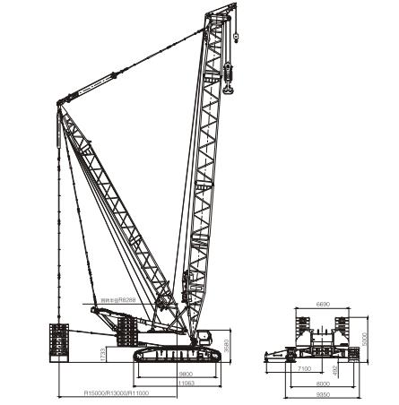 履带式起重机 QUY500W