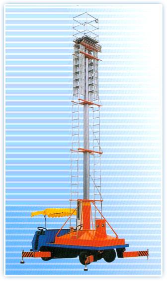 直流电瓶车载式升降机