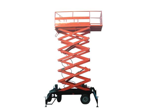 四轮移动式液压升降机