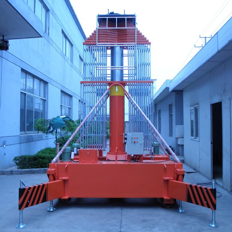 双梯防转套缸式升降机