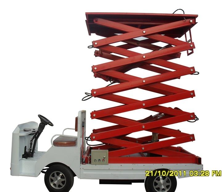 电瓶车载式升降平台