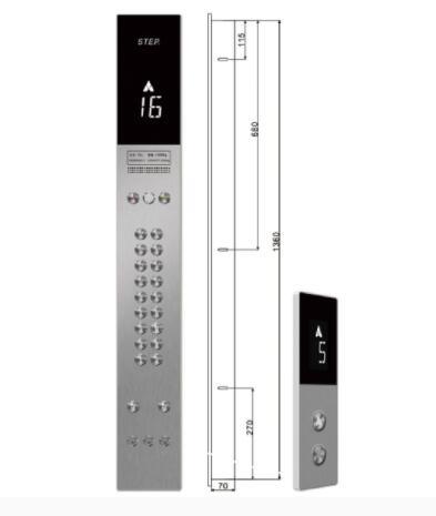 C260系列呼梯盒与操纵箱