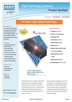 斯丹麦德LI 干簧继电器样本