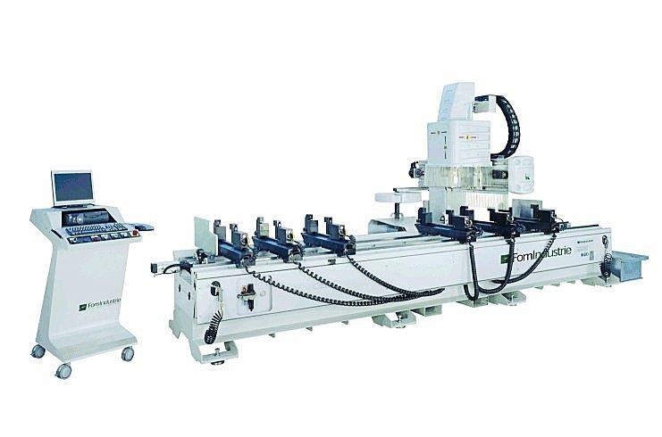 4-axis cnc vertical machining center for aluminum sections