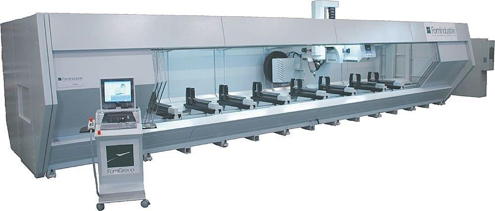 5-axis cnc vertical machining center for aluminum sections