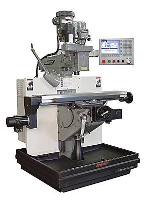 3-axis cnc vertical knee mill