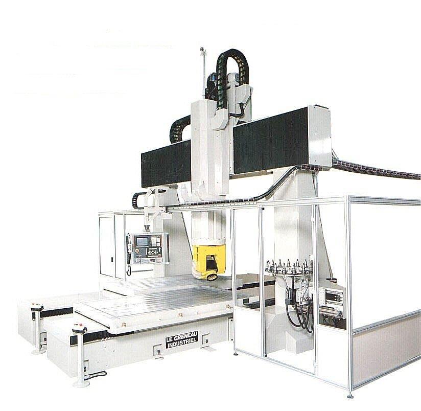 5-axis cnc vertical machining center for plastic and composite