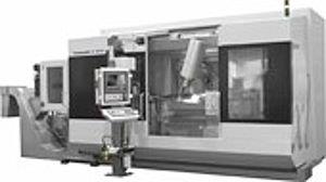 5 axis cnc turning-milling center for turbine blades