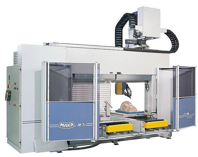5-axis cnc vertical machining center for plastic and composite