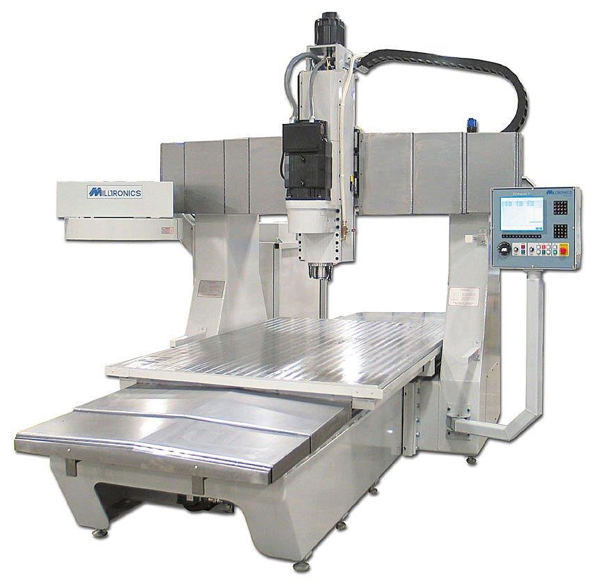 bridge type 3-axis vertical milling machine