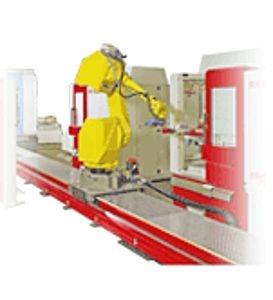 feeding robot for machine tool