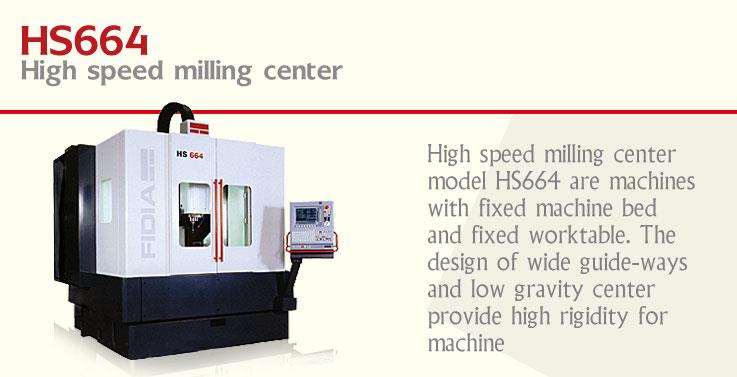HS664  High speed milling machining center