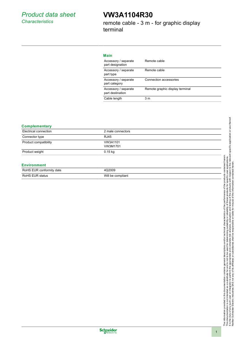 Soft starters for pumps and fans VW3A1104R30