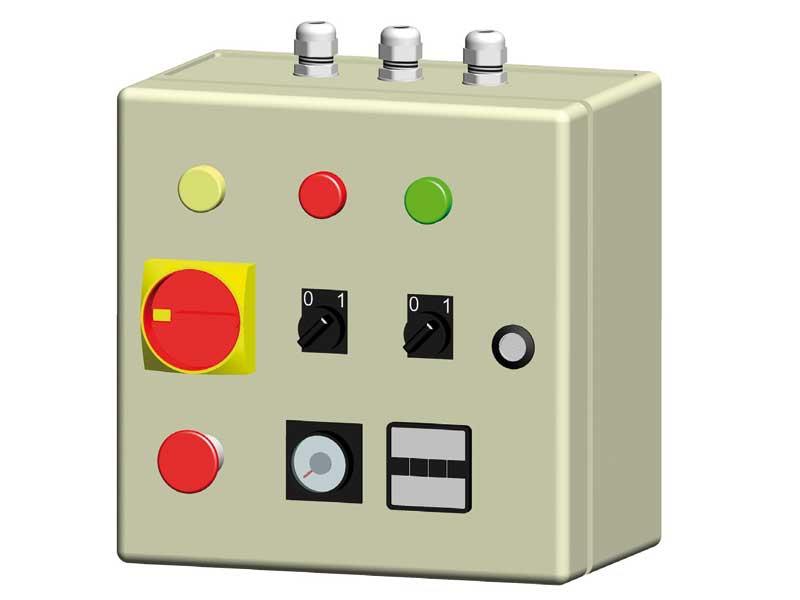 Switchgear for safety pumpsets single-pump safety switchgear
